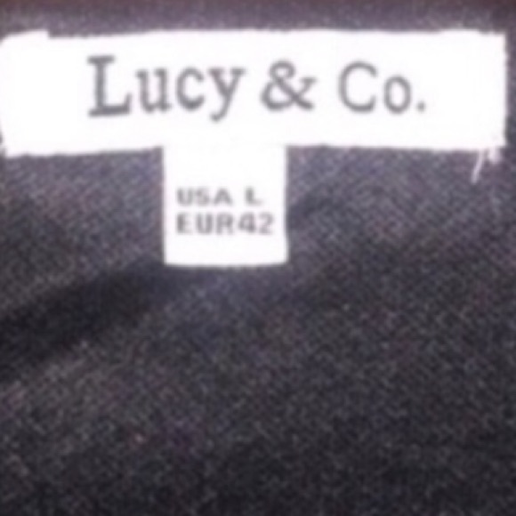 🦋LUCY & CO.🦋 BLUE AND BLACK STRIPED DRESS🦋 - Picture 7 of 8